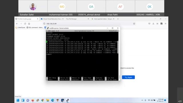 Deploy a web server using Oracle Cloud