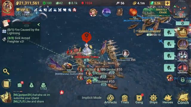 Sea of Conquest: There is an ongoing war on the map. Let's join!