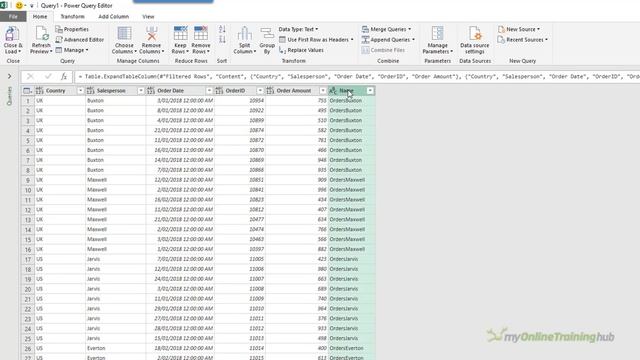 Consolidate Excel Sheets with Power Query