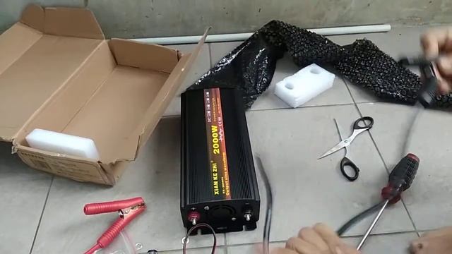 Unboxing Inverter 2000 watt Xian Ke Zhi