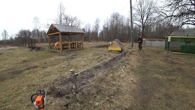 КУПИЛ ХУТОР в ЛЕСУ на КРАЮ БОЛОТА. СДЕЛАЛИ ДВА ЗАБОРА не КАК у ВСЕХ. 184