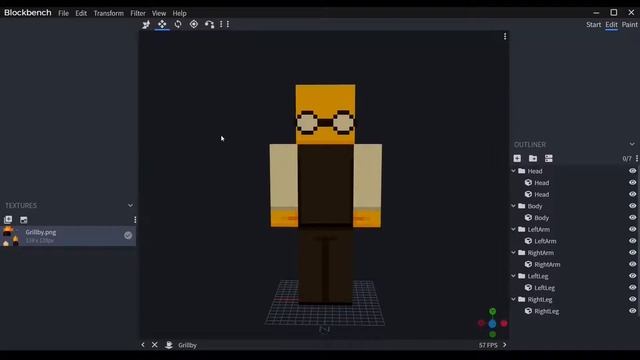 Adding Grillby in Minecraft | Undertale Characters Mod