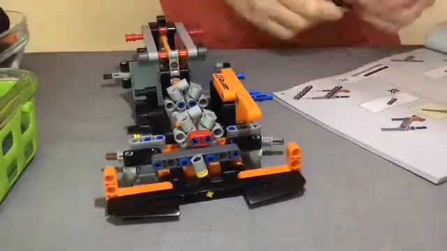 LEGO Technic Corvette ZR1 Build