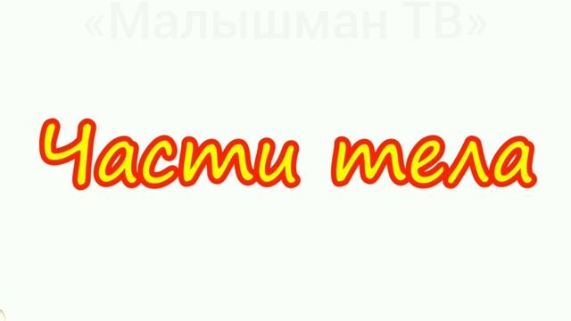 Эти мультики научат вашего ребёнка частям тела