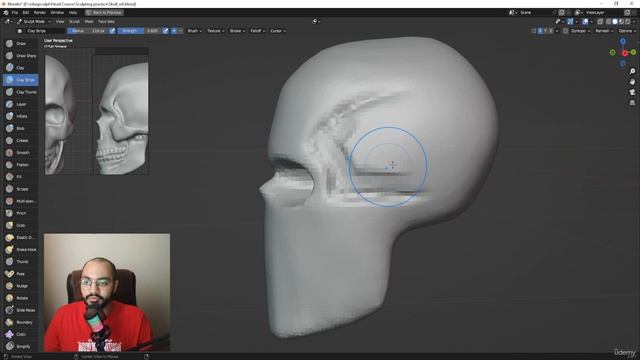 4. Sculpting Skull Level 2