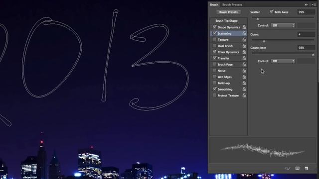 How to Create Fireworks Text in Photoshop