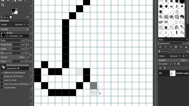 comment faire un pixel art sur Gimp 2.0