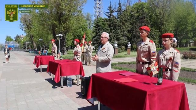 Более 100 школьников приняты в ряды «Юнармии» ЛНР
