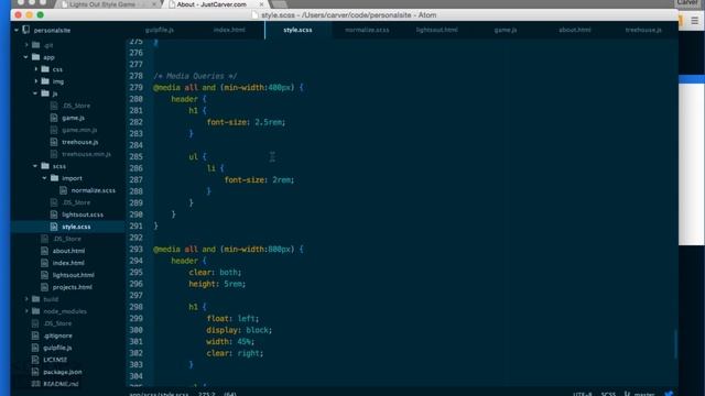 Justin Carver (Front End Web Development)