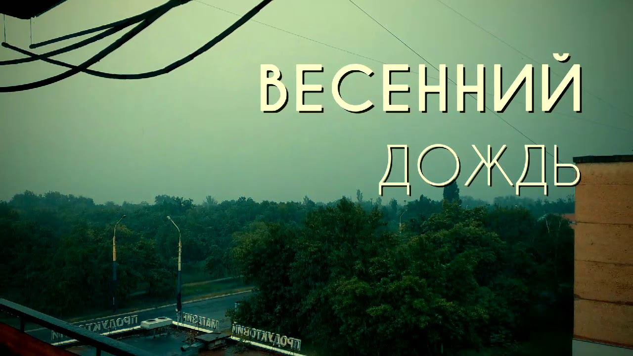 Весенний дождь