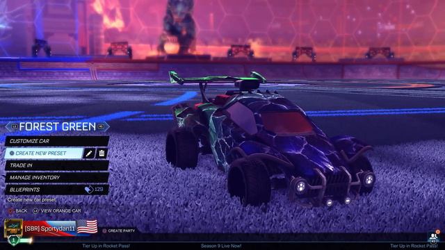 All *NEW* Painted Rocket Pass Decal "THAWED" - Rocket League Season 9 Showcase