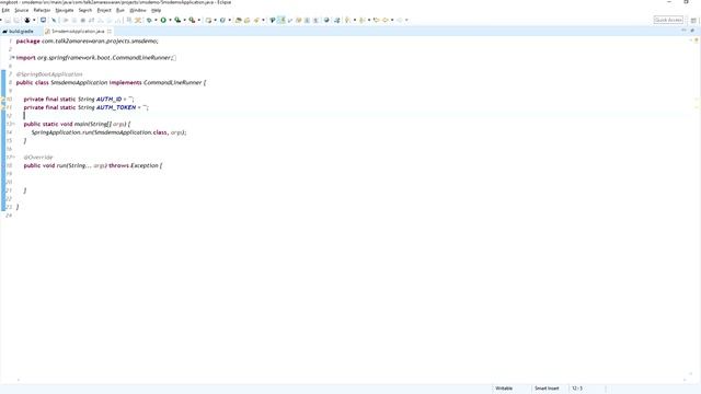 How to send SMS by using Twilio with Spring Boot