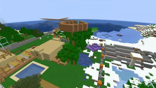 Minecraft | строительство дома на дереве