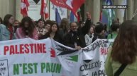 Во Франции проходят студенческие протесты в поддержку Палестины