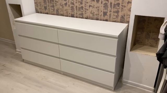 Ikea мальм (malm) 6 ящиков