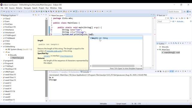 Java Strings Part1: The length Method and Converting to Uppercase Characters