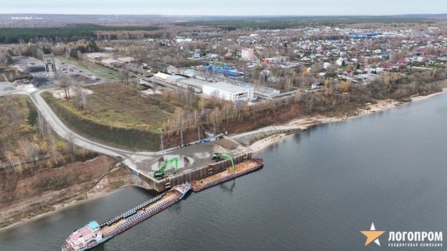 Логопром Кстово. Выгрузка партии металла в рулонах Северсталь для нужд строительства Нижегородской о