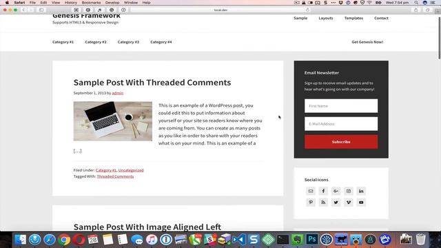 Sticky elements on scroll in WordPress using Stickybits