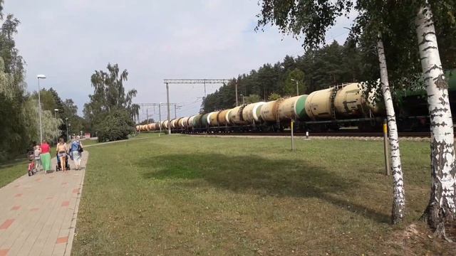 Kravas vilciens Грузовой поезд  Jelgava-Riga