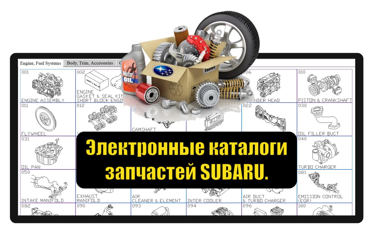 Субару ликбез: учимся подбирать запчасти по электронному каталогу по VIN