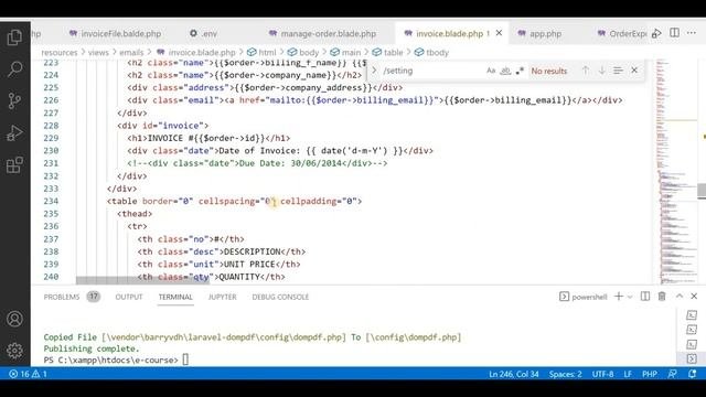 Download Data In PDF Format | Generate PDF In Laravel | Export Pdf  Generate Invoice In Laravel