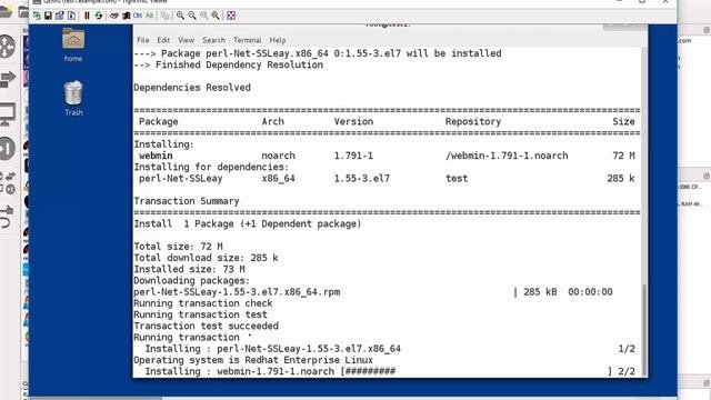 Red Hat RHCSA EX200-7 - Module 2.1 - Installing webmin in Red Hat Enterprise Linux 7