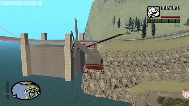 How to fly across the map and not get a Wanted Level - Video #2 - GTA San Andreas