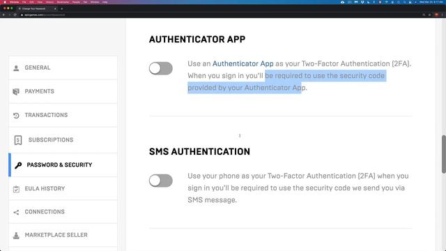 How do you Turn On 2FA in Rocket League?