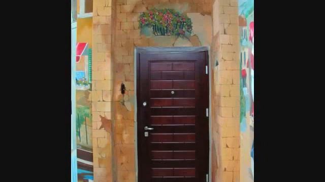 Художественная роспись стен процесс работы Wall Painting