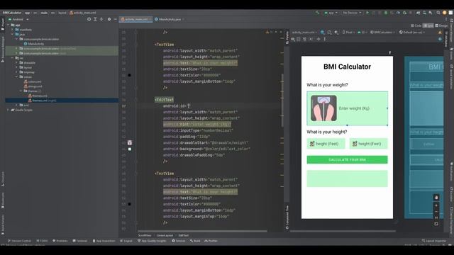 BMI Calculator Android Studio | How to Create BMI Calculator in Android Studio | BMI Calculator
