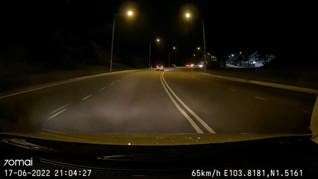 70mai Pro Plus+ A500s Night Camera Test #1