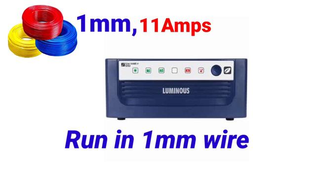 House Wiring Me Use Wire 1mm And 2.5mm Kitna Amps Load Dale 1mm And 2.5mm Wire #subhanbhaielectrica