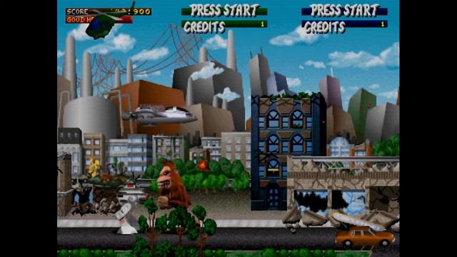 Rampage World Tour  Arcade  Longplay  HD 720p 60FPS