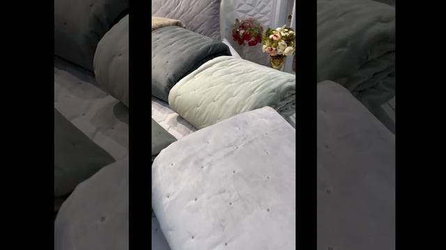 Покрывала стеганые велюр