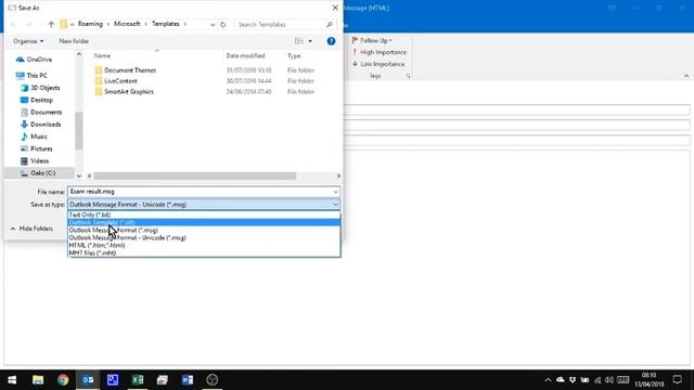 Excel data linked to Outlook New Message Template