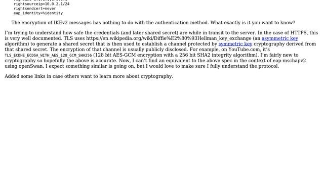 DevOps & SysAdmins: Is strongSwan eap-mschapv2 authentication secure vs using certs?