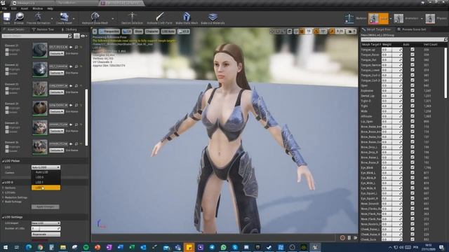 Reallusion CC3+ to UE4 - LOD Setup, Auto Material, Shared Animations - Unreal Engine 4 DevLog