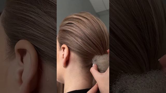 Текстурный низкий пучок от Наташи Гогиной с лучшим утюжком для волос BABYLISS PRO ELIPSIS 3100