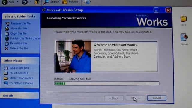 Installing Microsoft Works on a Samsung N130 Netbook