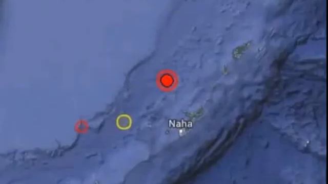 Okinawa Japan earthquake M 6,7 Окинава, Япония землетрясение магнитудой 6,7