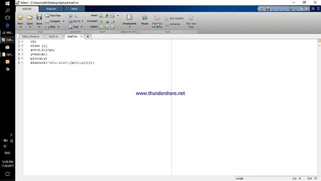 Exporting data from MATLAB to Excel