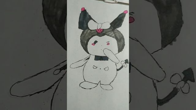 милая Куроми хочет свой портрет#рисунок #Kuromi #хайлукич