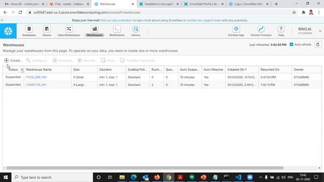 Data Workloads with Snowflake and DBT