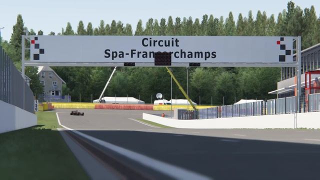Ferrari f2004 ASR at Spa In Assetto Corsa