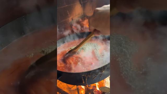 🍛ГОТОВИМ В КАЗАНЕ BBQ ВКУСНЕЙШИЕ МАКАРОНЫ С МЯСОМ!