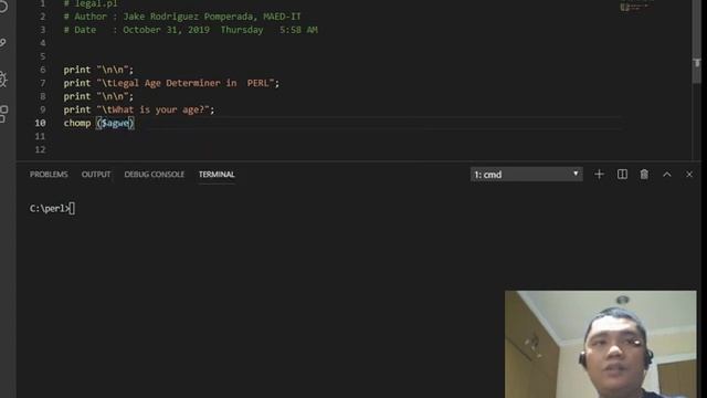 Legal Age Determiner in PERL