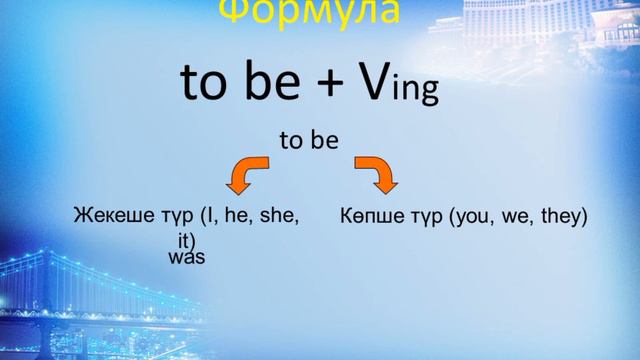 Past Continuous Tense