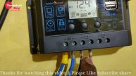 How to connect Solar charge controller With Solar and Battery?Solar charge controller