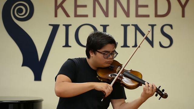 The Anton Gerard Violin Music Demo ~ Bourree II - J.S. Bach | KV