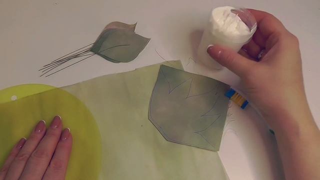 ? How to make a Rose Flower from silk DIY. Tutorial: Part 1 - Fabric rose painting